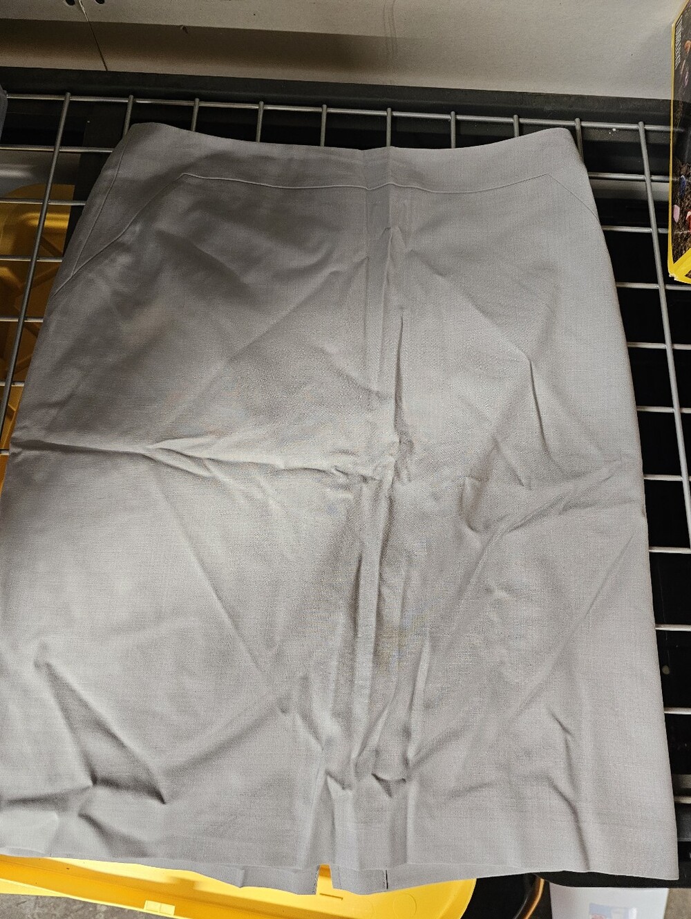 Ann Taylor Suit Skirt Classic Light Gray Women's Pencil Skirt size 8